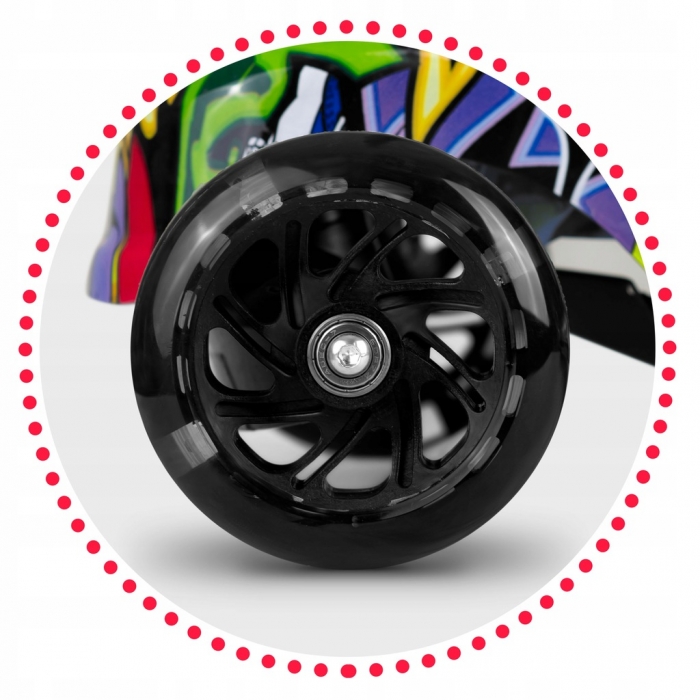 Trotineta Ricokids Piko LED cu ghidon reglabil - imagine 4