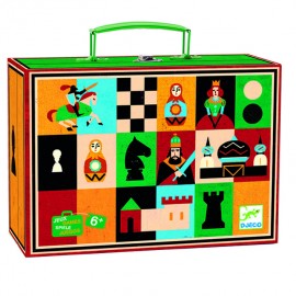 Sah si Dame Djeco - Joc Classic pe Tabla