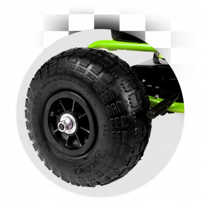 Kart Pedale Ricokids RK594 Verde pentru Copii - imagine 4