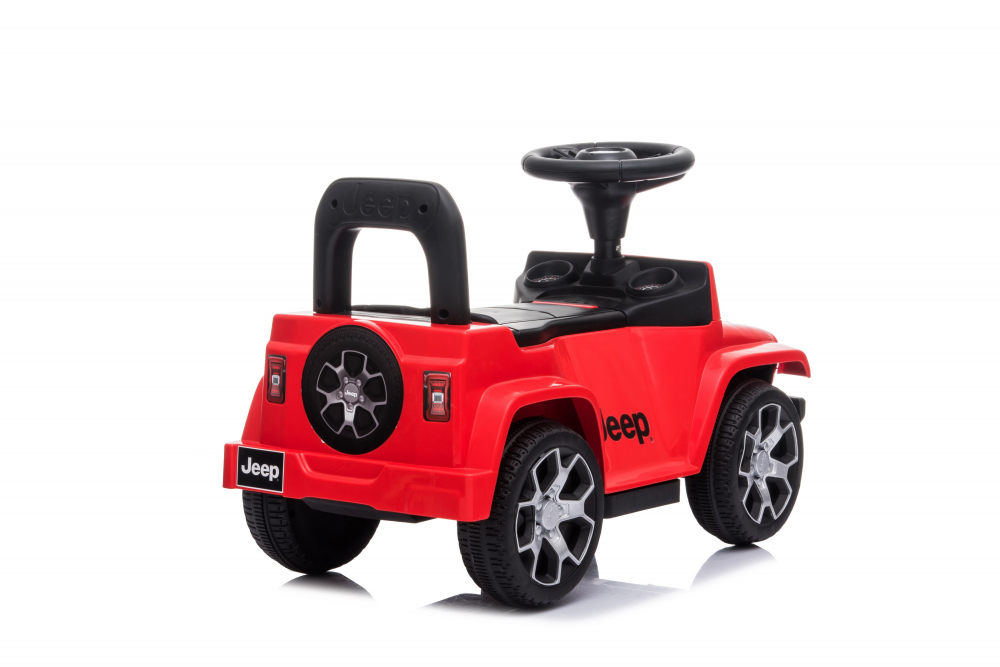 Masinuta Jeep Rubicon Red, fara pedale - imagine 6
