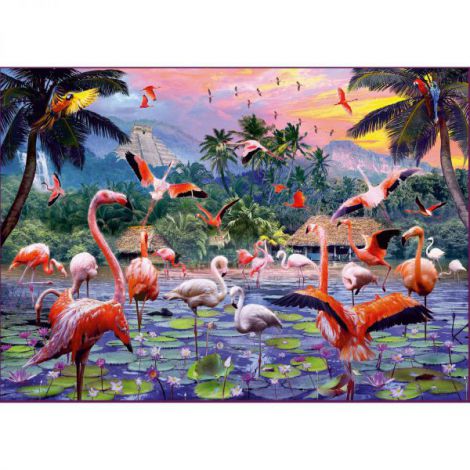 Puzzle Flamingo 1000 piese Ravensburger - imagine 2