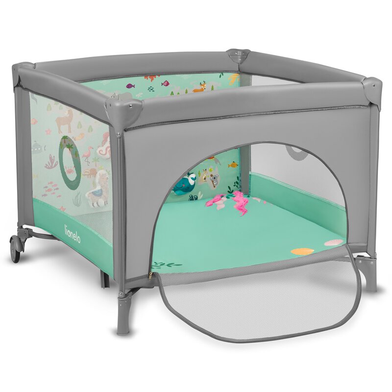 Tarc Lionelo Mille Pliabil pe Roți Verde - imagine 3