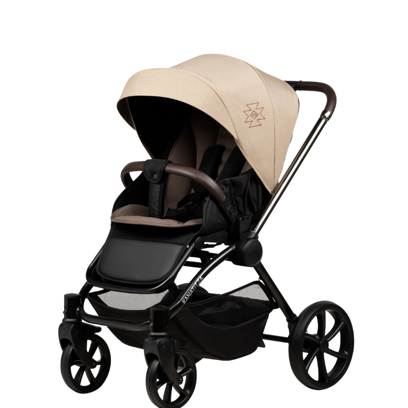 Carucior Buba Kanatitza 2 in 1 Nougat cu Accesorii - imagine 7