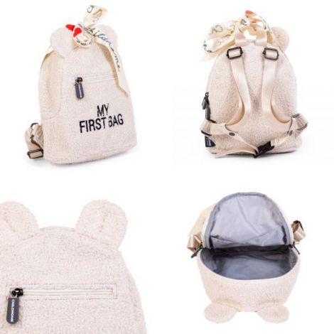 Rucsac Copii Childhome My First Bag Teddy Ecru - imagine 2