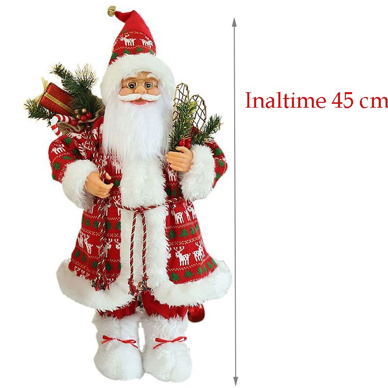 Mos Craciun Procart 45cm Figurina Reni - imagine 2