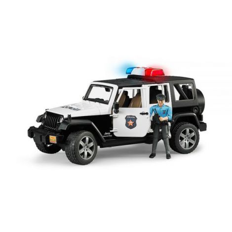 Bruder Jeep de Poliție cu Lumină și Sunete