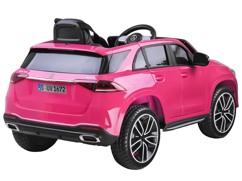 Masinuta Electrica Mercedes GLE 450 AMG Pink, 90W - imagine 9