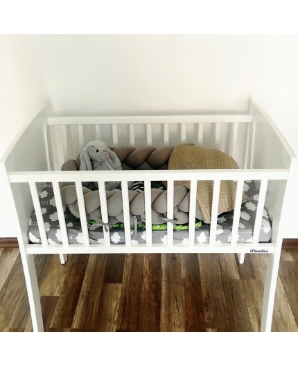 Patut Co-Sleeping Woodies cu Saltea Cocos - imagine 3