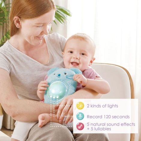 Hape Huggy Momo - Jucărie Plus Muzicală Somn - imagine 3
