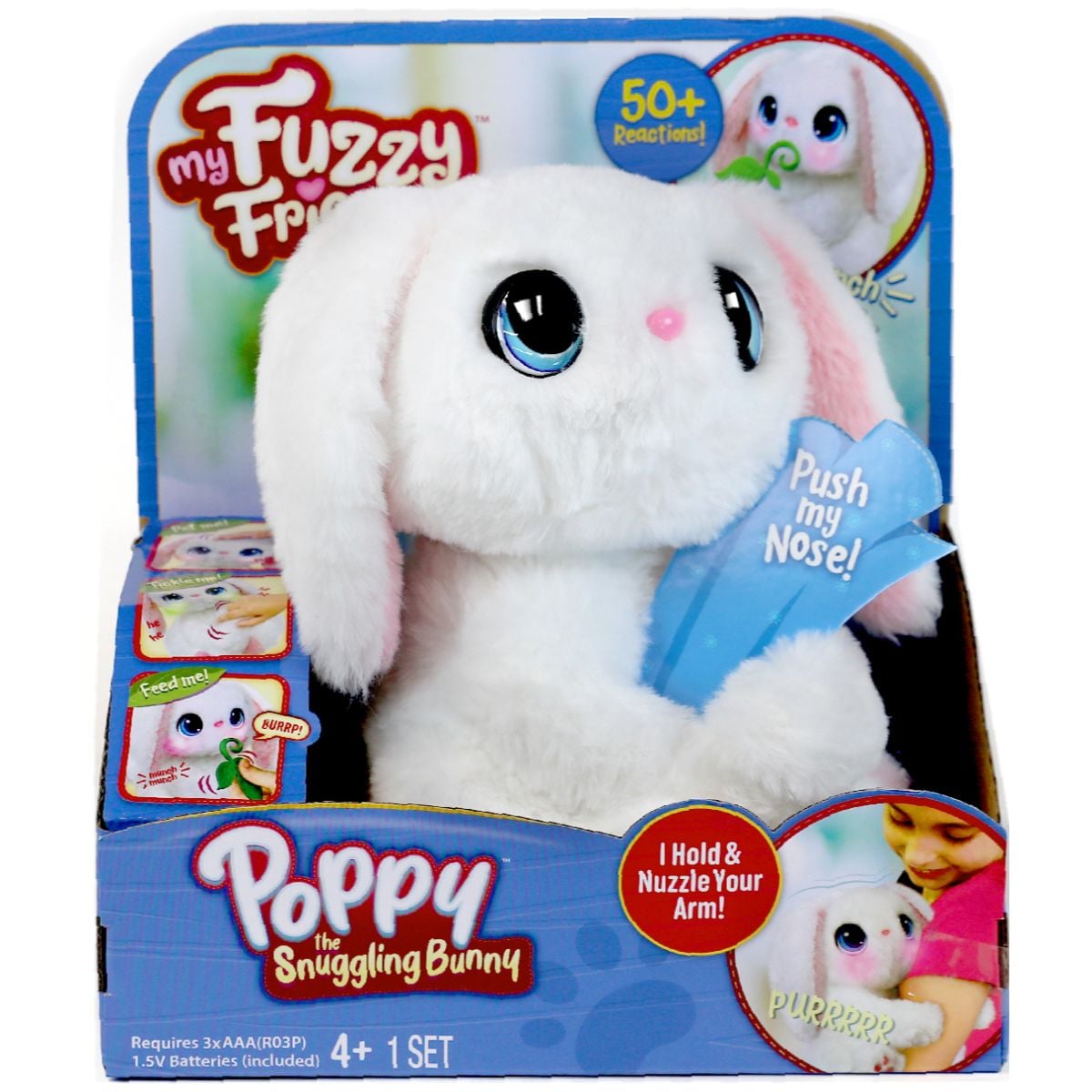 My Fuzzy Friends Poppy Iepuras Interactiv Plus