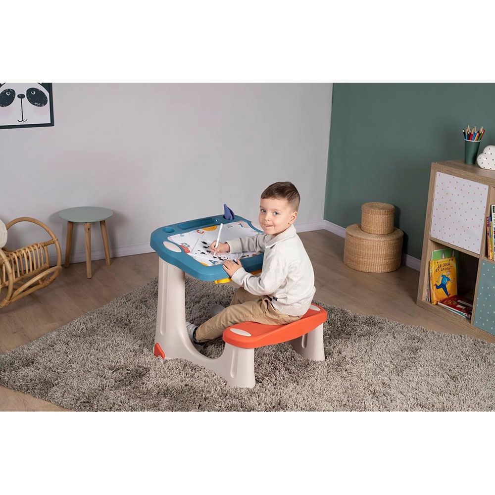 Banca școlară Smoby Magical Desk cu accesorii - imagine 3