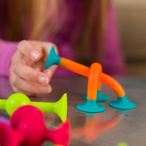 Squigz Toobz Fat Brain Toys | Joc Constructie - imagine 5