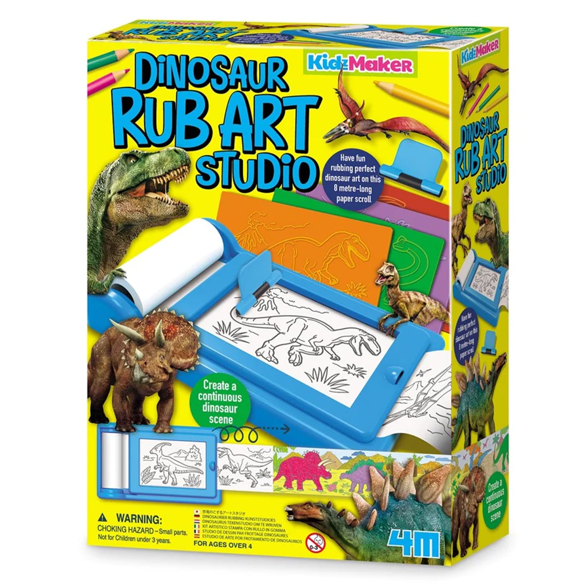 Set 4M Imprimare Dinozauri | Joc Creativ 8m