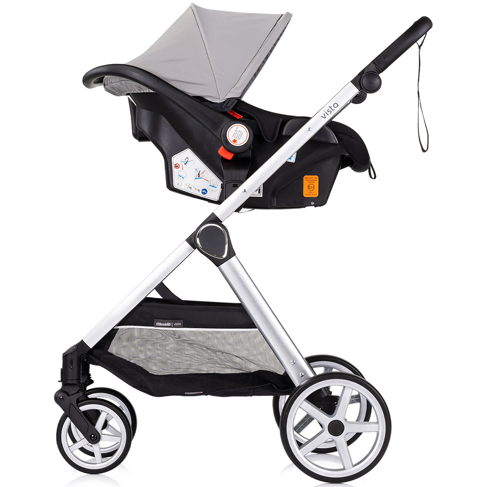 Carucior 3 in 1 Chipolino Vista Cloud Grey - imagine 11