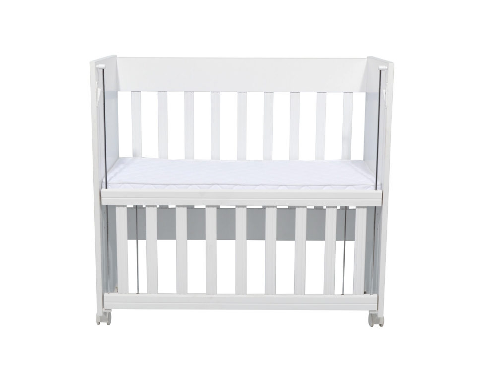 Patut Mini Cot White, Laterala Culisanta - imagine 2