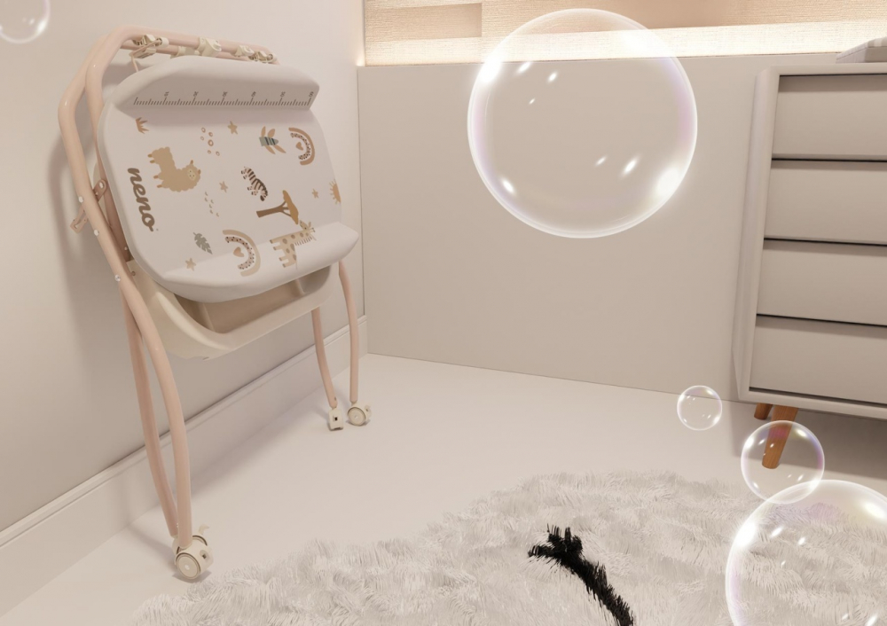 Cadita 2 in 1 Neno Breza | Baie & Infasat - imagine 10