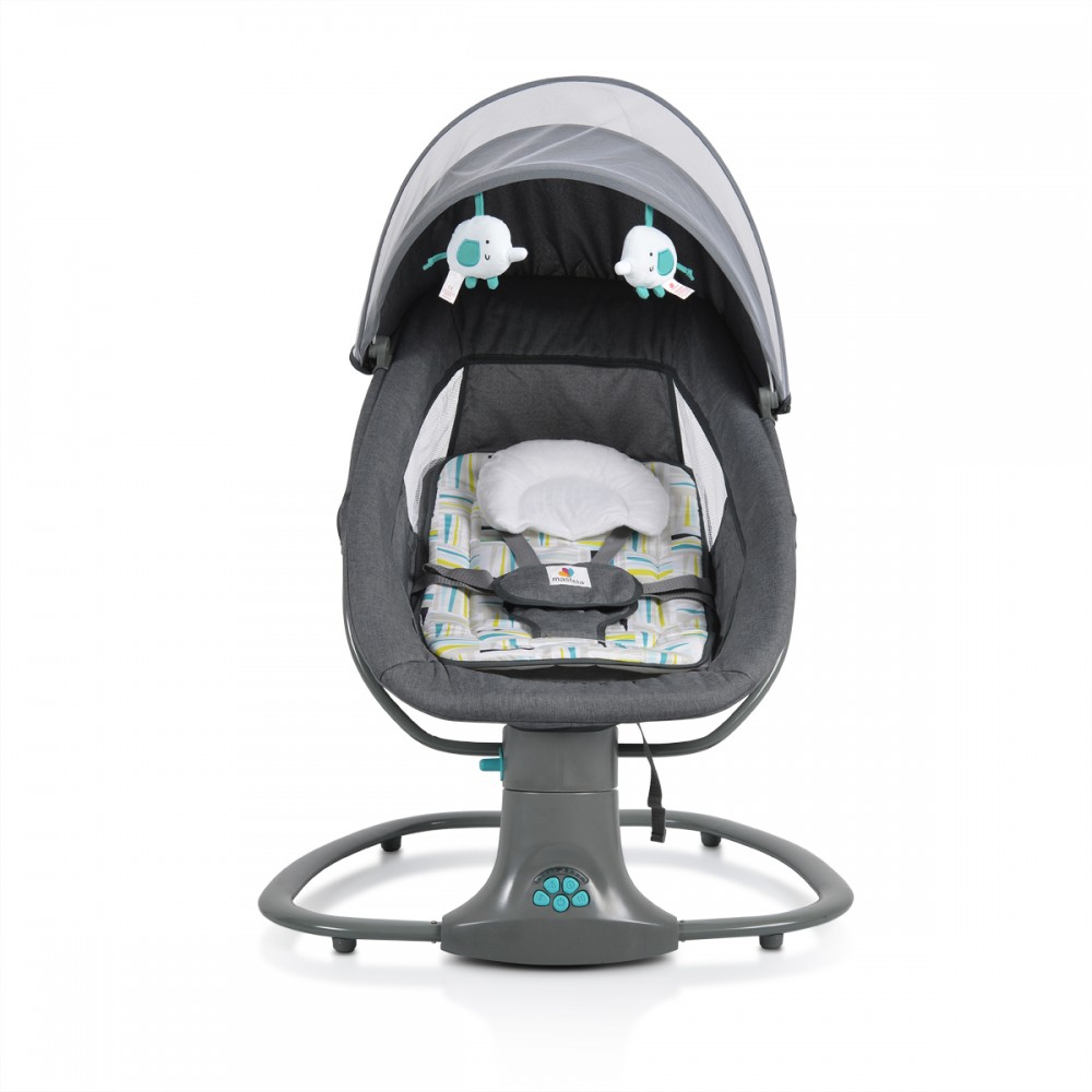 Leagan Electric Cangaroo Axel Green cu Telecomanda - imagine 2