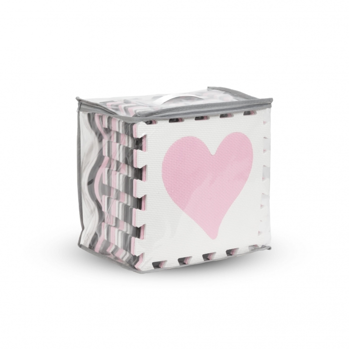 Covoras Puzzle Kidwell Happy Love, Spuma EVA Moale - imagine 6