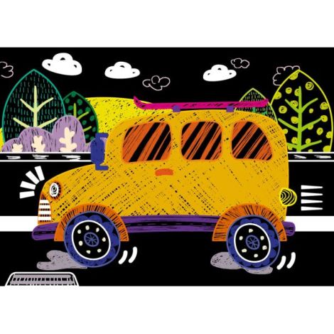 Set Scratch Art Masini Avenir | Jucarie Creativa - imagine 5