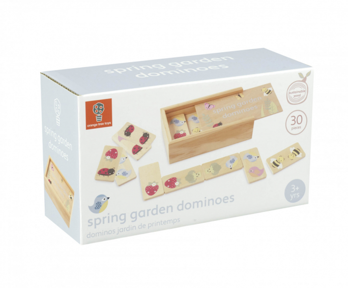 Joc Domino Lemn Orange Tree Toys pentru Copii