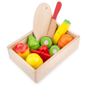Cutie cu Fructe Lemn New Classic Toys