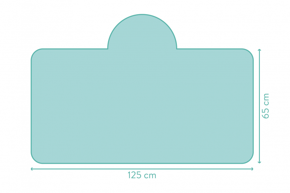 Prosop Bumbac Fillikid cu Căpușor, 125x65cm - imagine 5