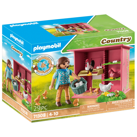 Playmobil Cusca pentru Gaini - Jucarie Educativa