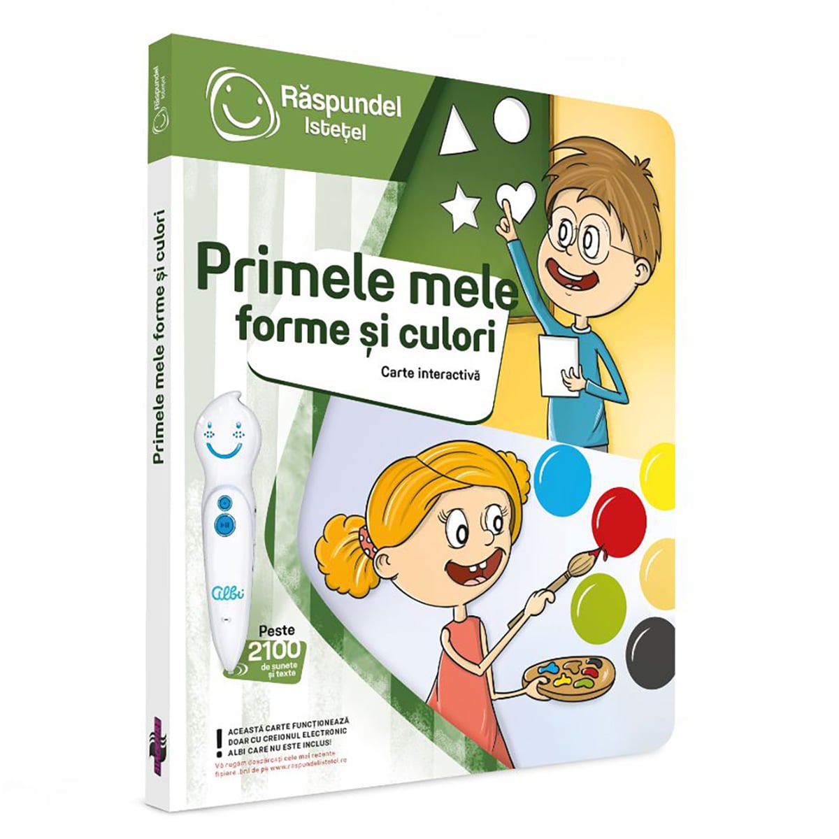 Carte Interactivă Raspundel Istetel - Forme și Culori