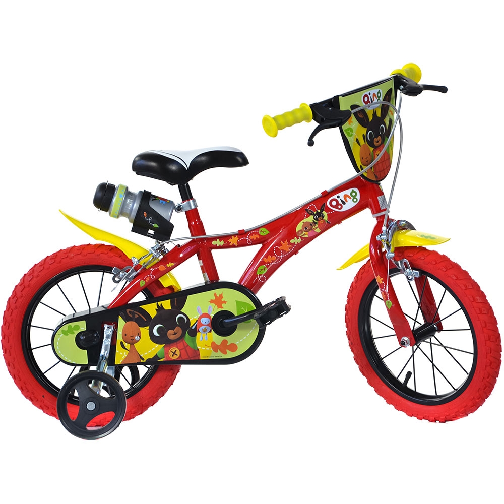 Bicicleta Dino Bikes Bing 14 inch cu Roti Ajutatoare - imagine 12