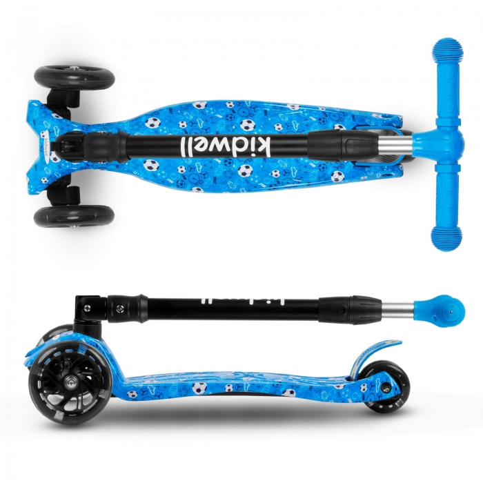 Trotineta Kidwell Vento Football, Pliabilă, cu LED - imagine 7