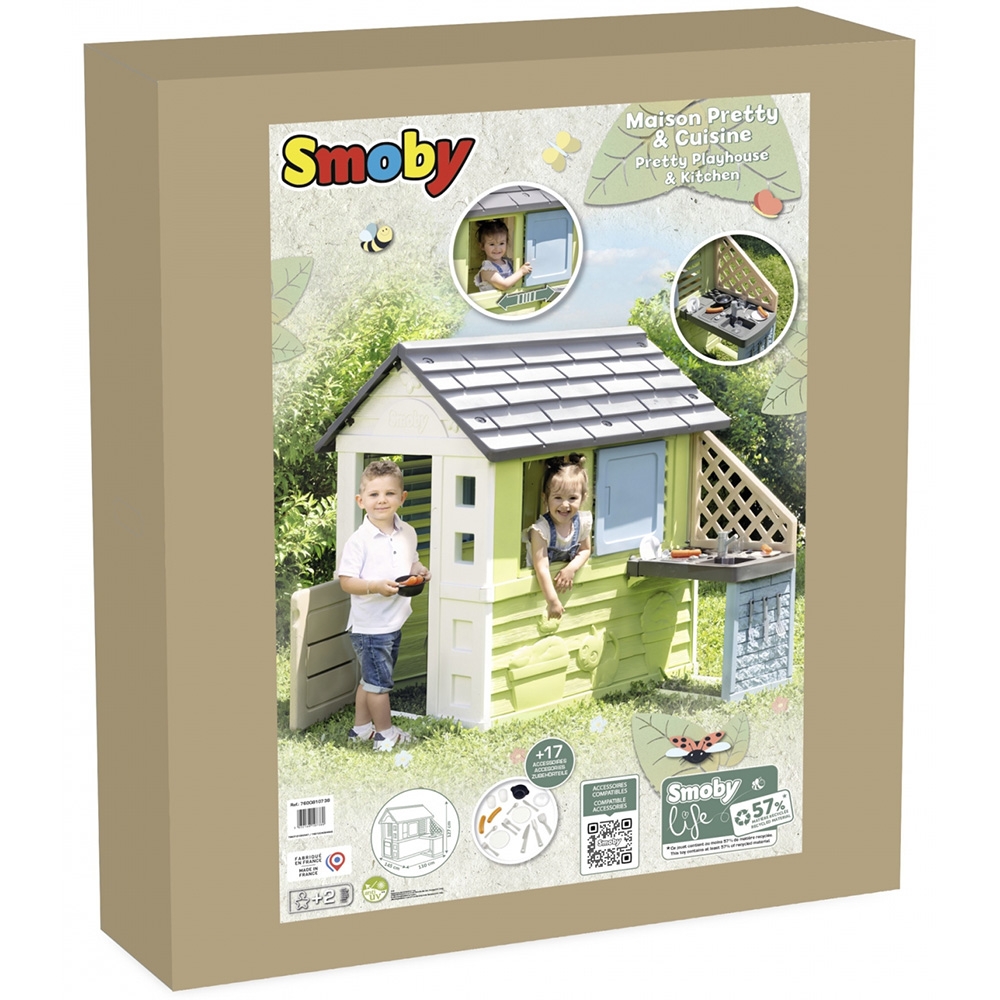Smoby Life Pretty - Casuta cu Bucatarie pentru Copii - imagine 4