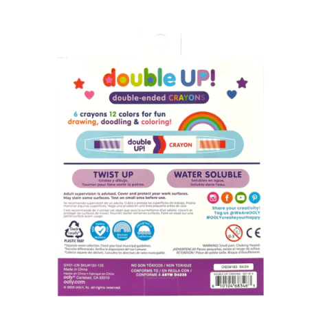 Ooly Creioane Duble 12 Culori | Desen Creativ - imagine 9
