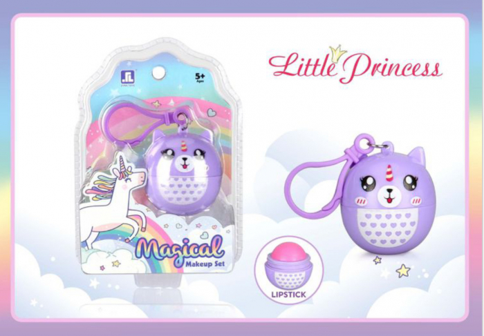Balsam de buze Little Princess cu breloc Krista