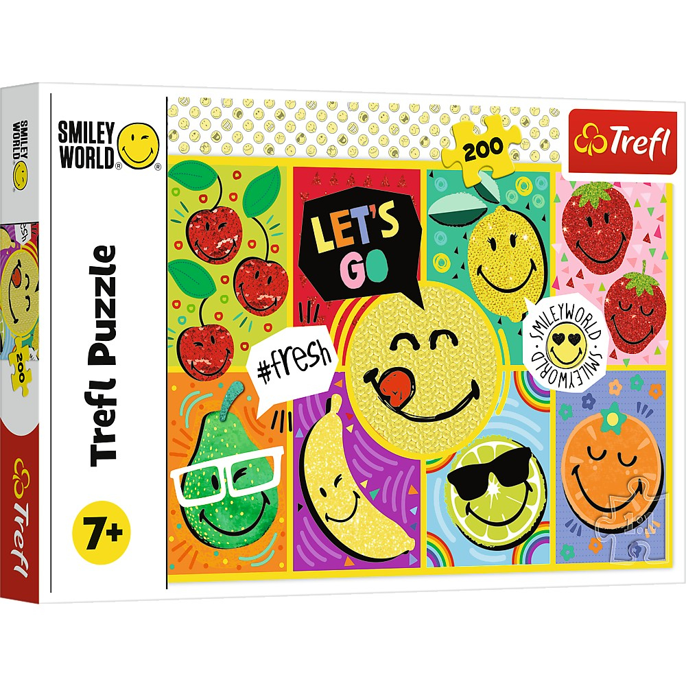 Puzzle Trefl 200 Happy Smiley - Dezvoltare și Distracție