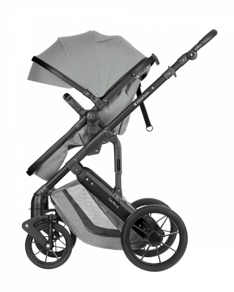 Carucior KikkaBoo Darling 3in1 LightGrey