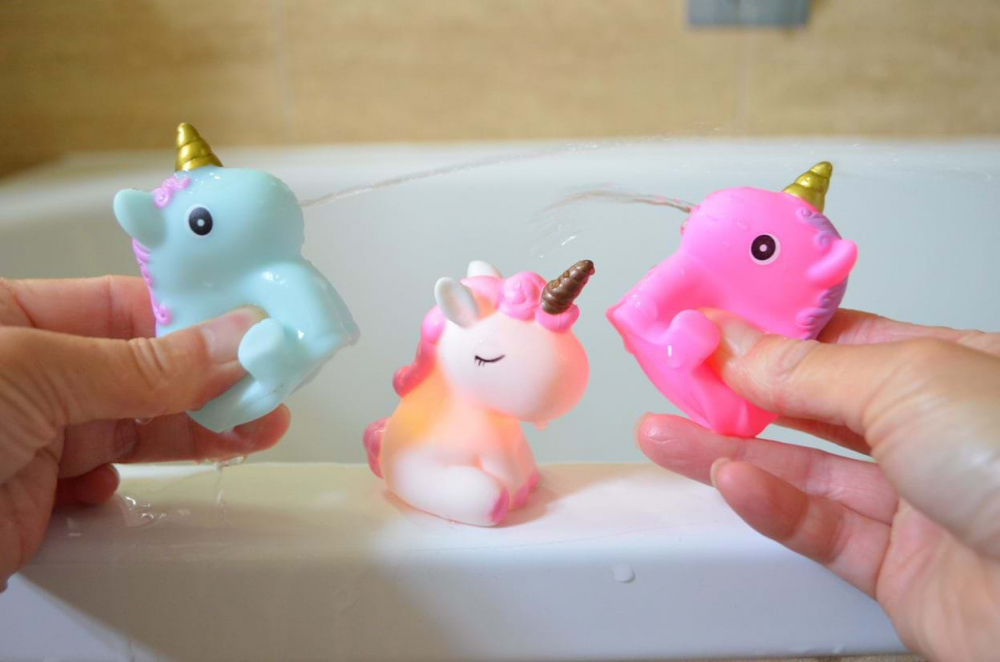 Set Jucării Baie Unicorni cu LED Buddy&Barney - imagine 2