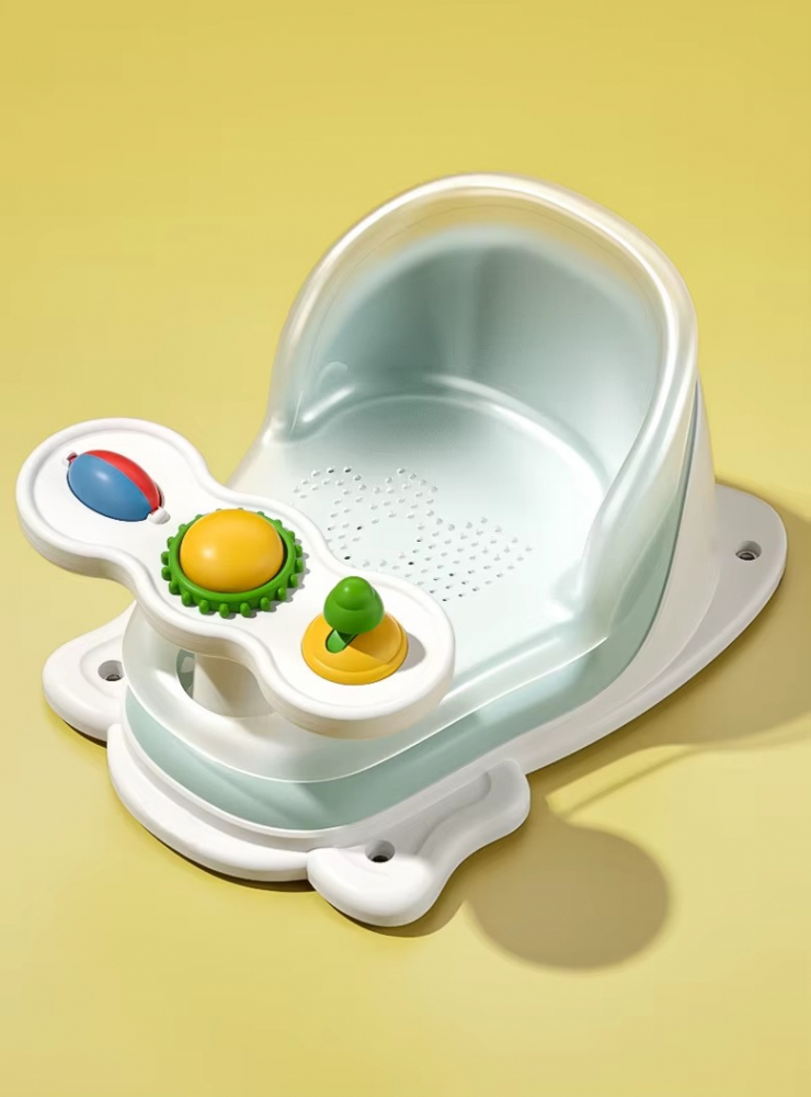 Scaun baie Little Mom Grey, ergonomic si sigur - imagine 7