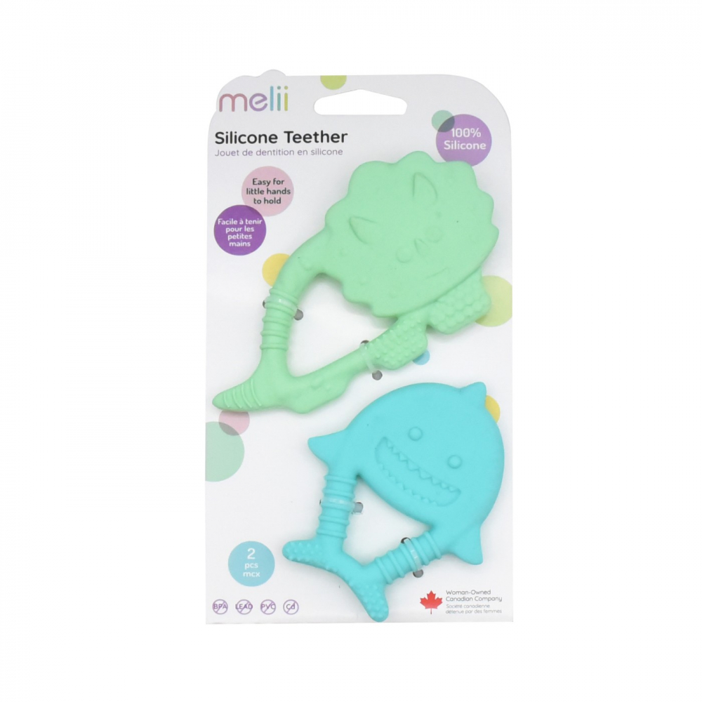 Set Jucării Dentiție Melii Dino + Rechin