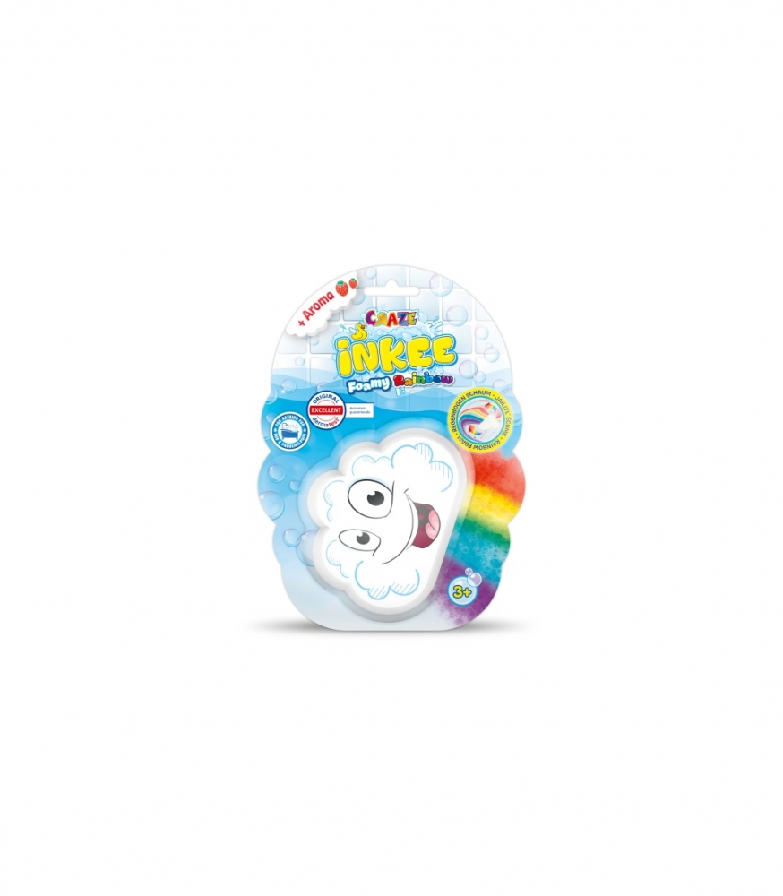 Forme Efervescente Inkee Curcubeu | Baie Colorată Craze - imagine 3