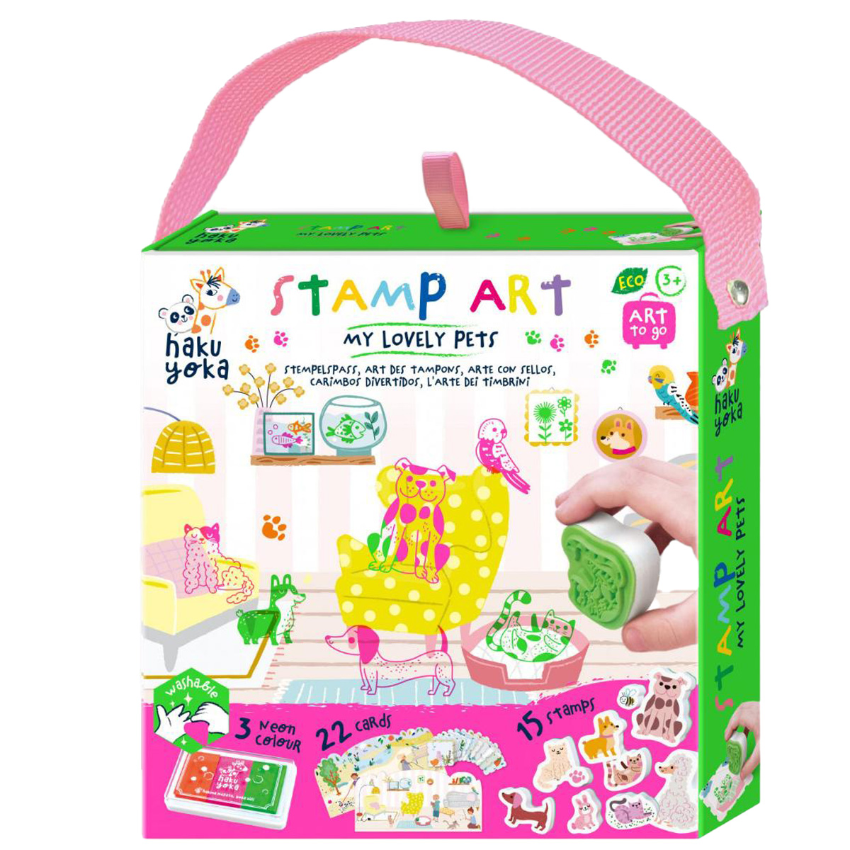 Set Stampile Avenir Animalute - Creativitate Portabilă
