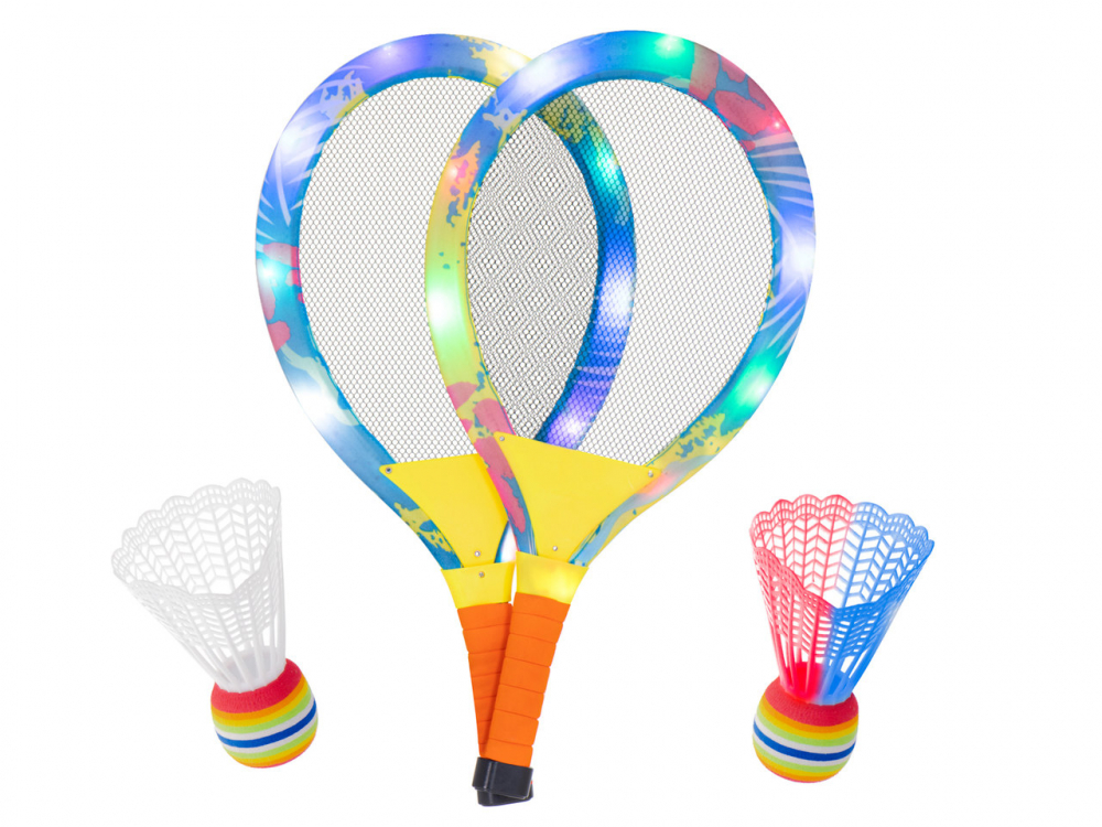 Set Rachete Badminton Iluminate Ikonka - imagine 7
