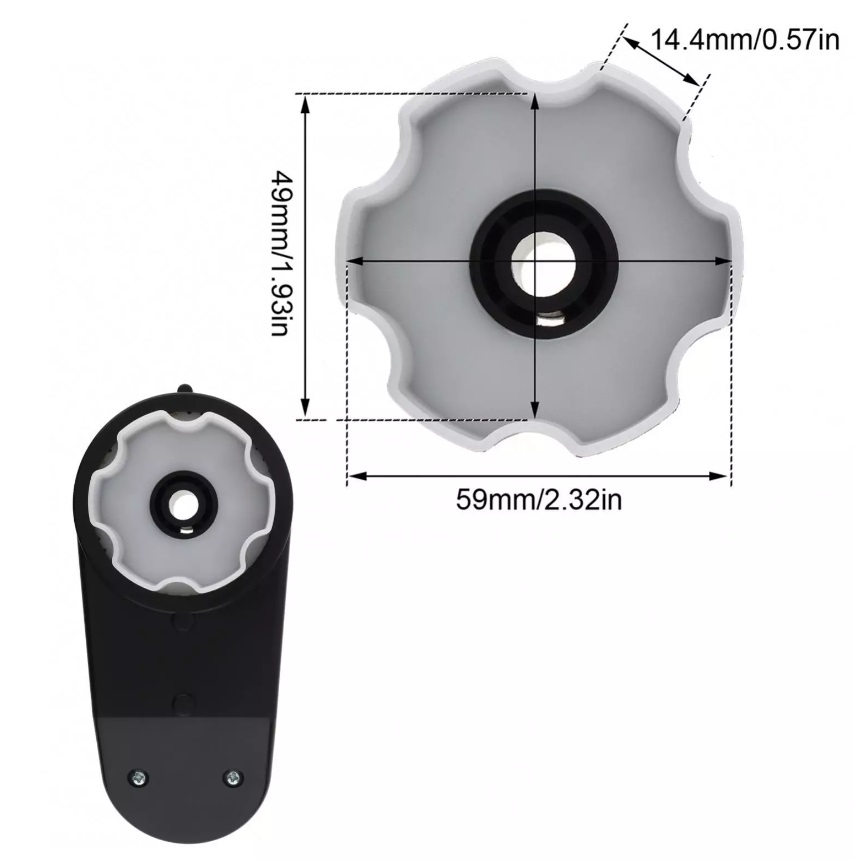 Motoreductor 12V Nichiduta, Compatibilitate Garantata - imagine 2