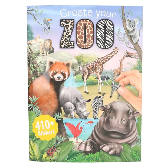 Carte Colorat Depesche Zoo cu 410+ Stickere Creativi