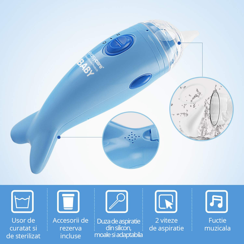 Aspirator Nazal Electric EasyCare Baby - imagine 3