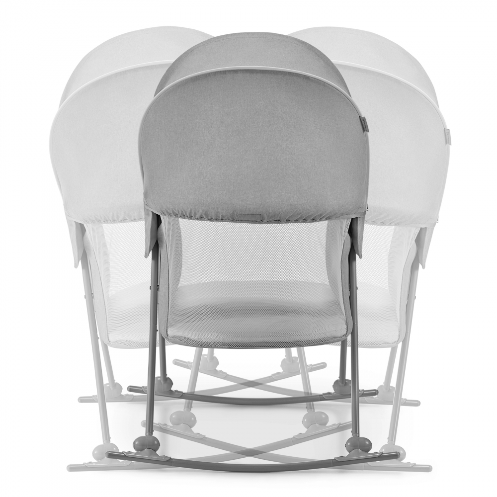 Patut Kinderkraft LOVI 3-in-1 Grey Multifuncțional - imagine 3