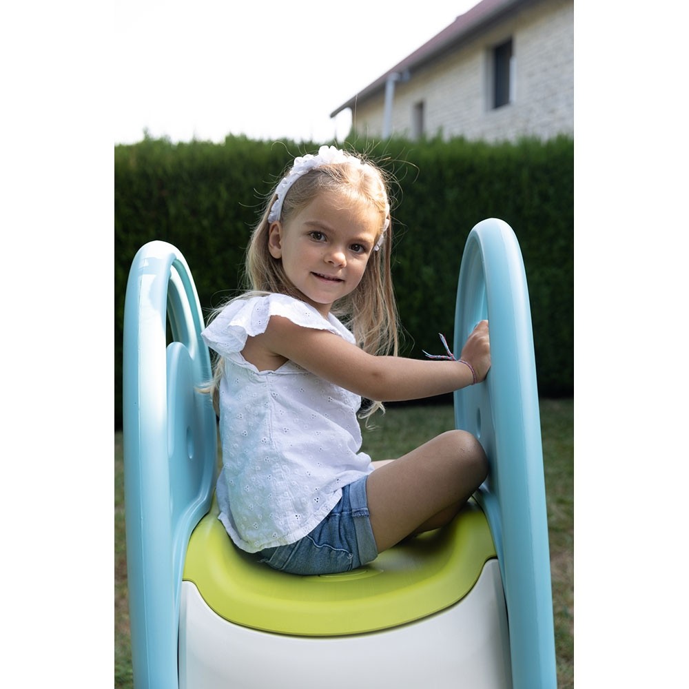 Tobogan Smoby XL Verde cu Albastru - Exterior - imagine 10