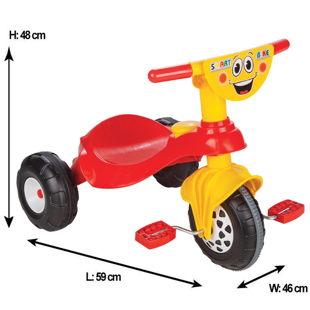 Tricicleta Pilsan Smart Red | 3-35kg | Pedale - imagine 2