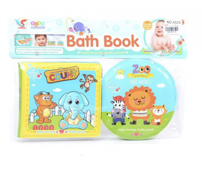 Set 2 Cartice Baie Krista Zoo cu Sunete