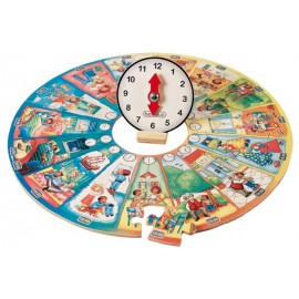 Puzzle Circular Beleduc | Învață Ora și Timpul - imagine 4