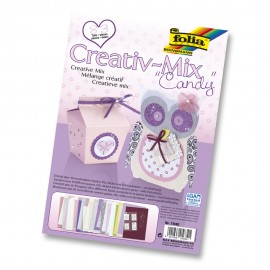 Set Creatie Candy Mix, 83 Elemente, Folia Paper